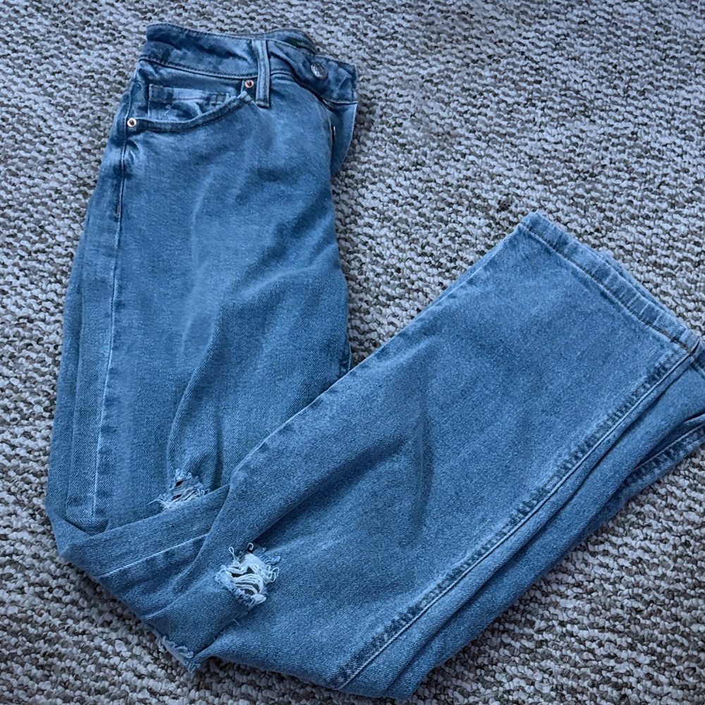 Blue Distressed Jeans